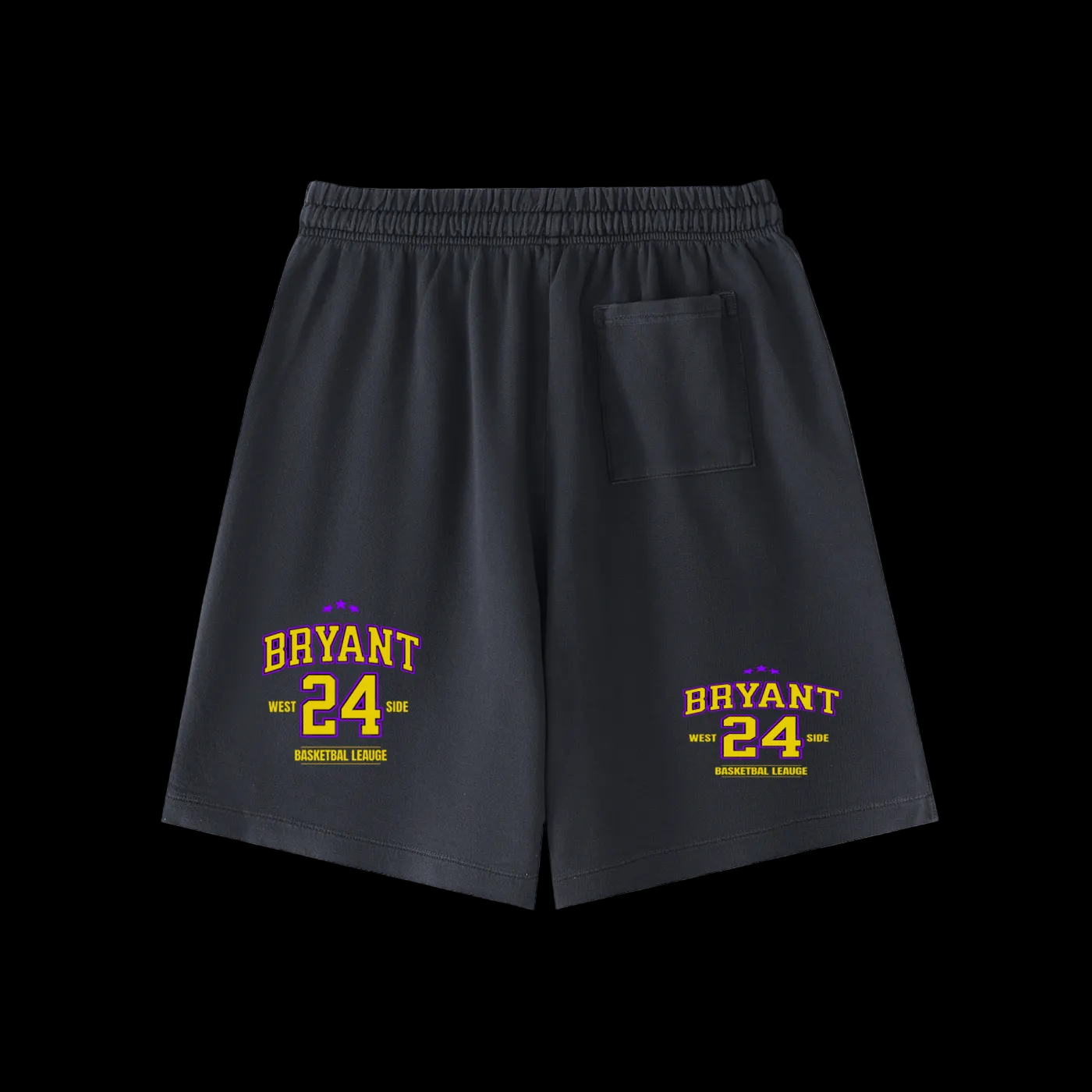 Westside Lakers Vintage Wash Cotton Shorts