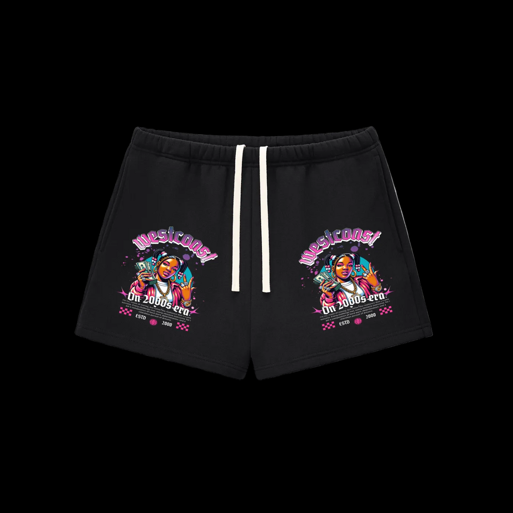 Raised on 2000's era Money Essential Fleece Drawstring Sweatshorts