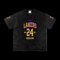 WestSide Lakers Washed Oversized Cotton T-Shirt