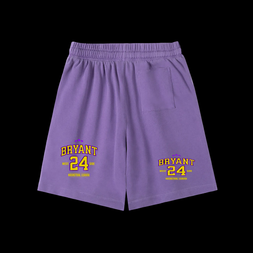 Westside Lakers Vintage Wash Cotton Shorts