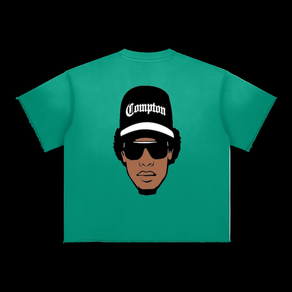 Crusing Down in My 64 Sun Fade Raw Edge T-Shirt