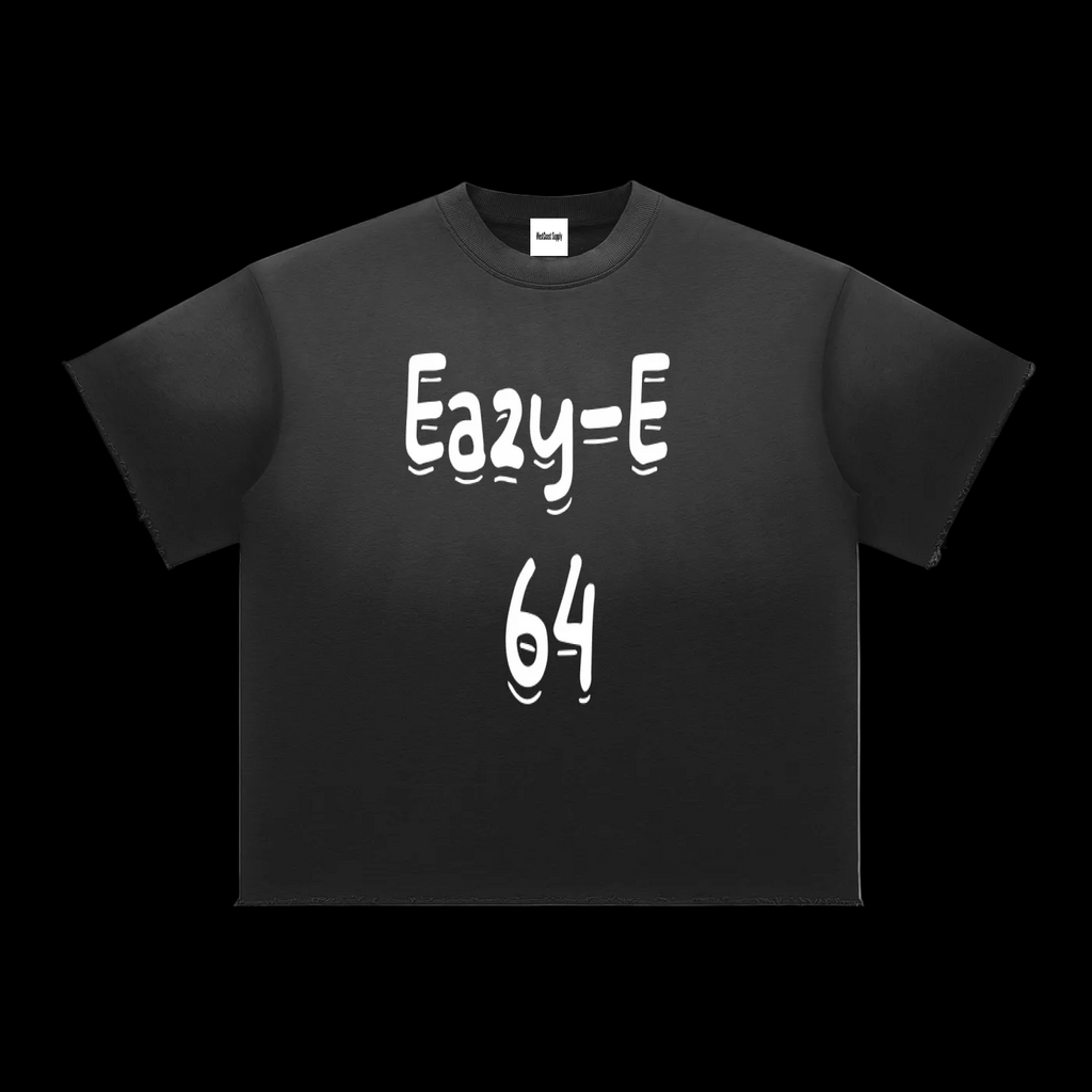 Crusing Down in My 64 Sun Fade Raw Edge T-Shirt