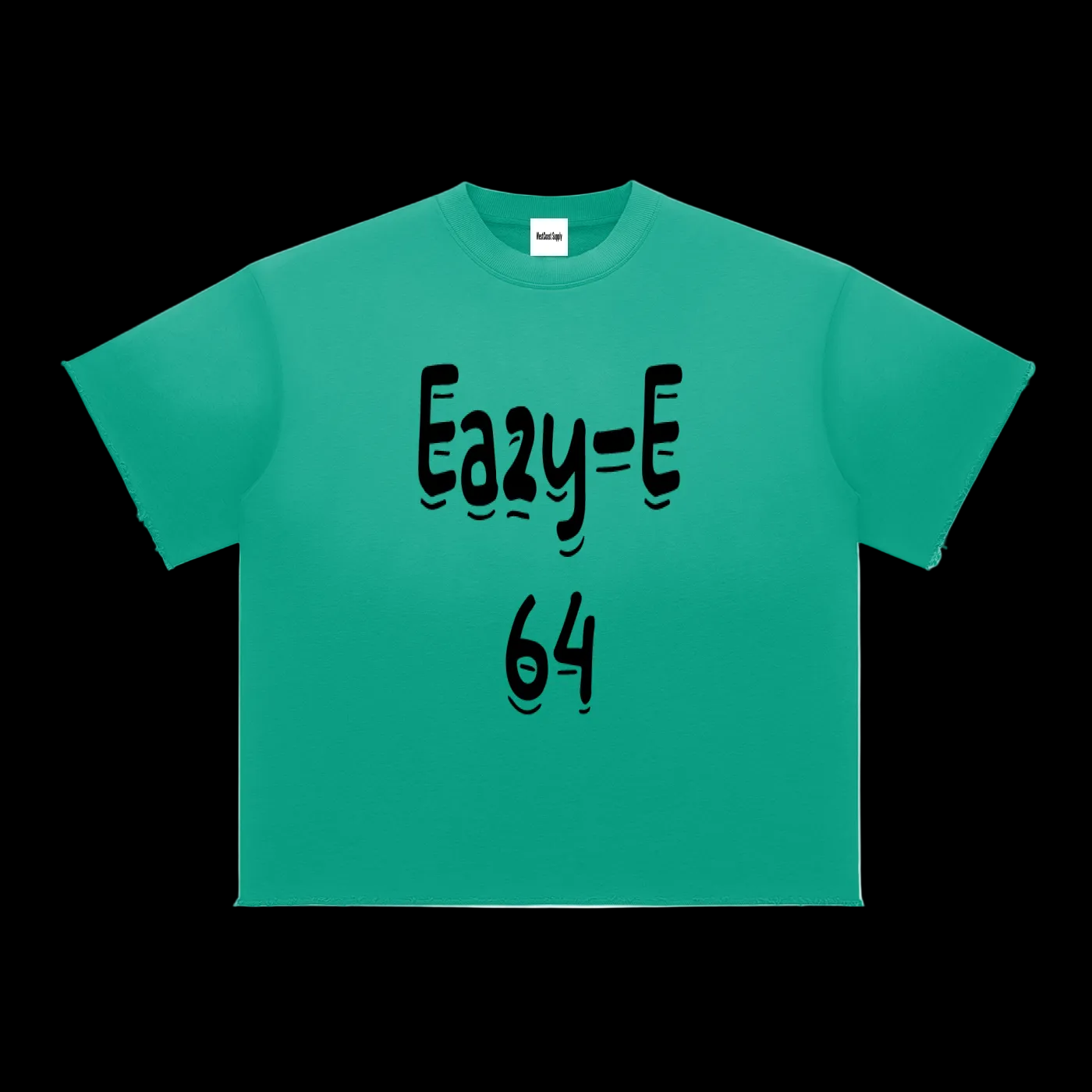 Crusing Down in My 64 Sun Fade Raw Edge T-Shirt