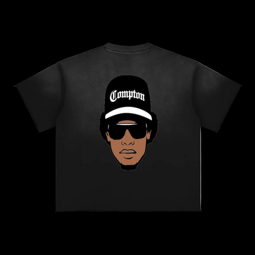 Crusing Down in My 64 Sun Fade Raw Edge T-Shirt